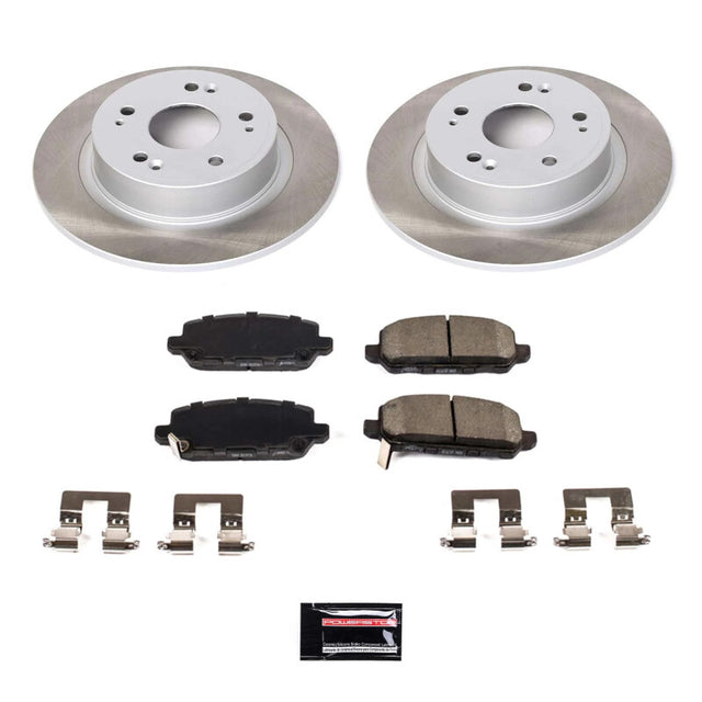 Power Stop 16-22 Honda HR-V Rear Semi-Coated Rotor Kit - RPL Performance