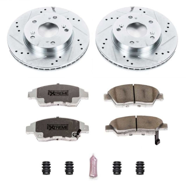 Power Stop 13-15 Acura ILX Front Z26 Street Warrior Brake Kit - RPL Performance