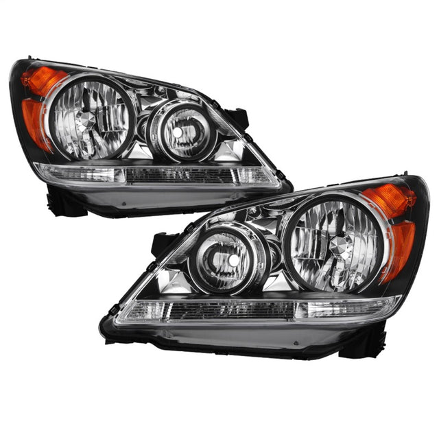 xTune 08-10 Honda Odyssey OEM Style Headlights - Black (HD-JH-HODY08-OE-BK) - RPL Performance