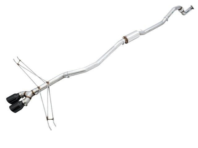 AWE Tuning 2016+ Honda Civic Si Track Edition Exhaust w/Front Pipe & Dual Diamond Black Tips - RPL Performance