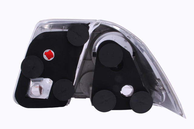 ANZO 2001-2004 Honda Civic Taillights Chrome - RPL Performance