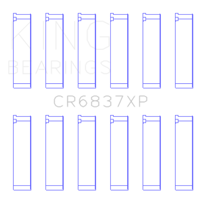 King Honda J30 / J35 Connecting Rod Bearing Set (Set of 6) - RPL Performance