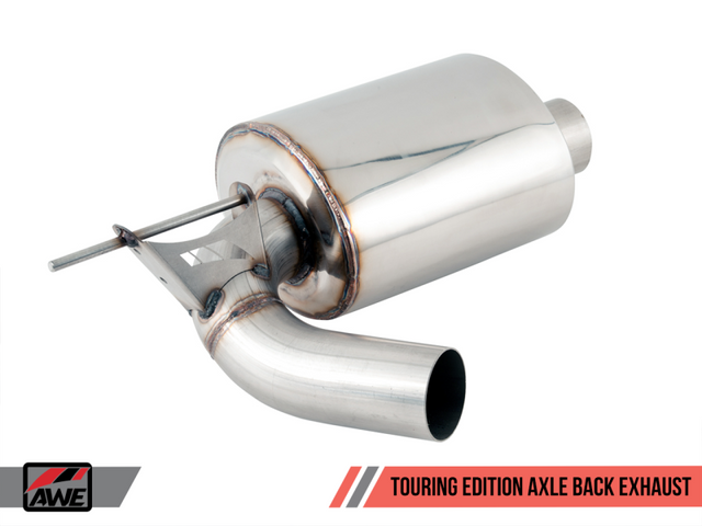 AWE Tuning BMW F3X 340i Touring Edition Axle-Back Exhaust - Diamond Black Tips (90mm) - RPL Performance