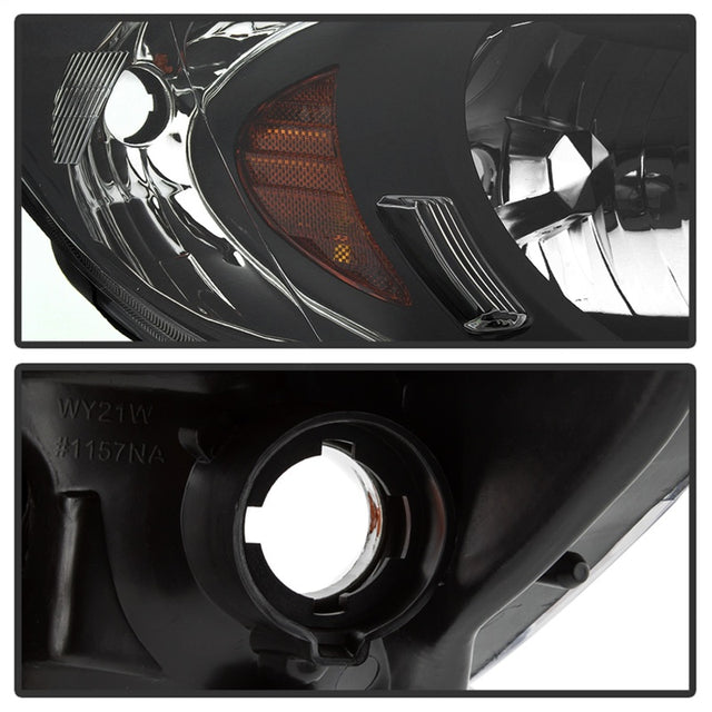 xTune 04-05 Honda Civic (Excl Hatchback/Si) OEM Style Headlights - Black (HD-JH-HC04-4D-AM-BK) - RPL Performance