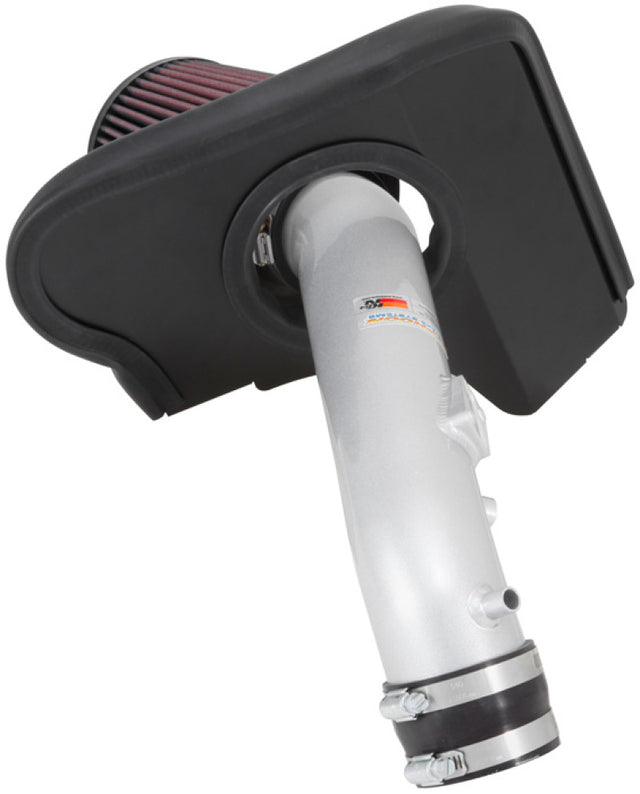 K&N 2013-14 Honda Accord 2.4L L4 69 Series Typhoon Air Intake System - Silver Cold Air Intake Kit - RPL Performance
