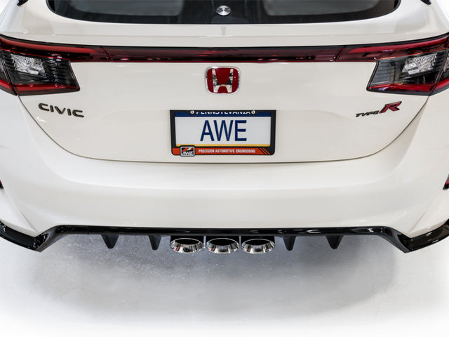 AWE Tuning 2023 Honda Civic Type R FL5 Touring Edition Exhaust w/ Triple Chrome Silver Tips - RPL Performance
