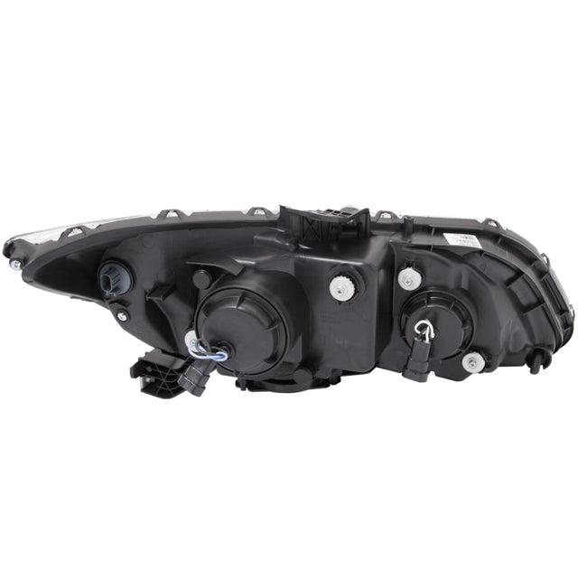 ANZO 2012-2015 Honda Civic Projector Headlights w/ U-Bar Black - RPL Performance