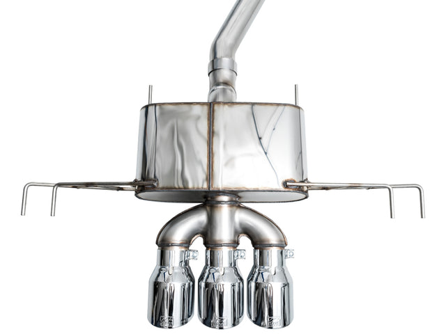 AWE Tuning 2023 Honda Civic Type R FL5 Touring Edition Exhaust w/ Triple Chrome Silver Tips - RPL Performance