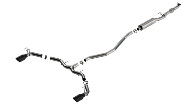 Borla 2023 Integra/22-23 Civic Si 1.5L 4 CYL. MT FWD 4DR 2.50in S-Type Catback Exhaust Black Chrome - RPL Performance
