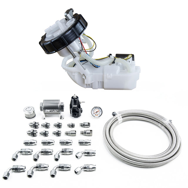 DeatschWerks 01-05 Honda Civic/02-06 Acura RSX DW400 Pump Module & Return Kit w/PTFE Fuel Lines - RPL Performance