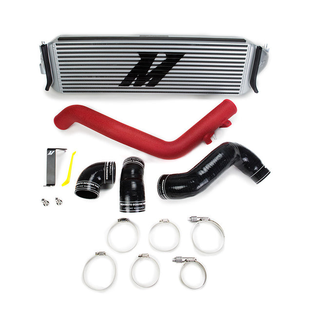 Mishimoto 2017+ Honda Civic Type R Intercooler Kit - Silver Intercooler Red Piping - RPL Performance