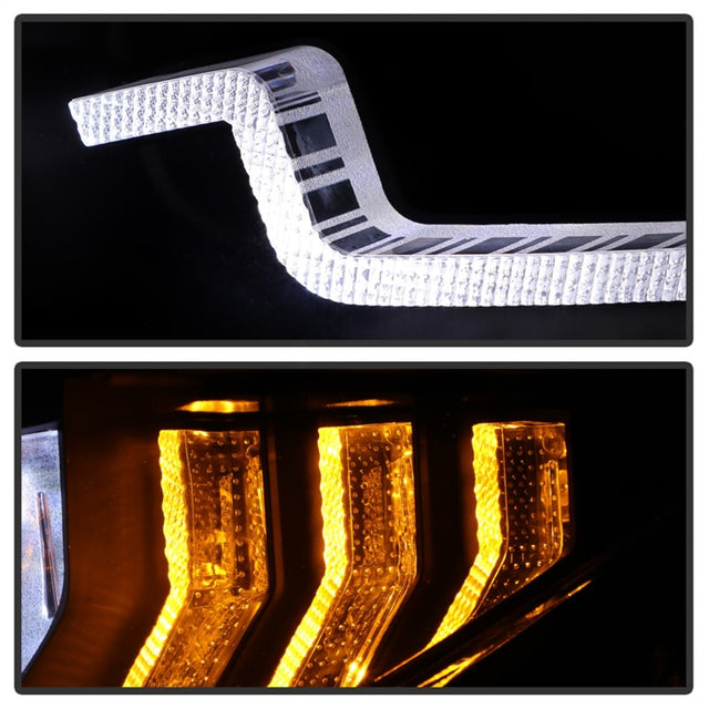 Spyder Honda Civic 16- 2DR/4DR/Hatchback Projector Headlights - Black PRO-YD-HC16SI-SEQGR-BK - RPL Performance