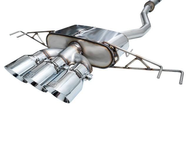 AWE Tuning 2023 Honda Civic Type R FL5 Touring Edition Exhaust w/ Triple Chrome Silver Tips - RPL Performance