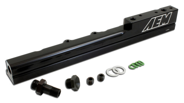AEM 99-00 Honda Civic Si Black Fuel Rail - RPL Performance