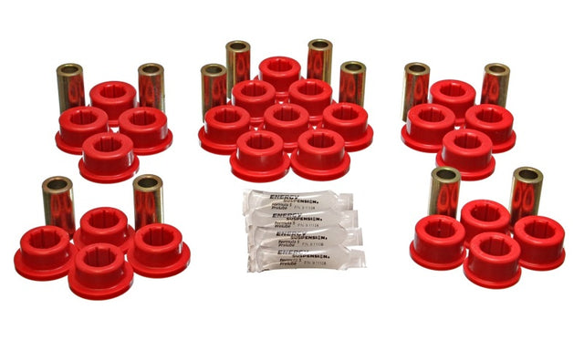 Energy Suspension 87-92 Toyota Supra Red Rear Control Arm Bushing Set - RPL Performance
