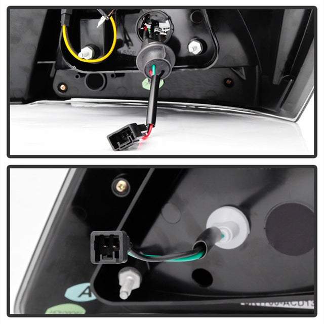 Spyder Honda Accord 2013-2015 4DR LED Tail Lights - Black ALT-YD-HA13LED-LED-BK - RPL Performance