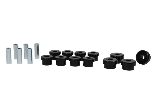 Whiteline Plus 88-00 Honda Civic / 88-9/95 CRX Rear Control Arm - Lower Inner & Outer Bushing Kit - RPL Performance