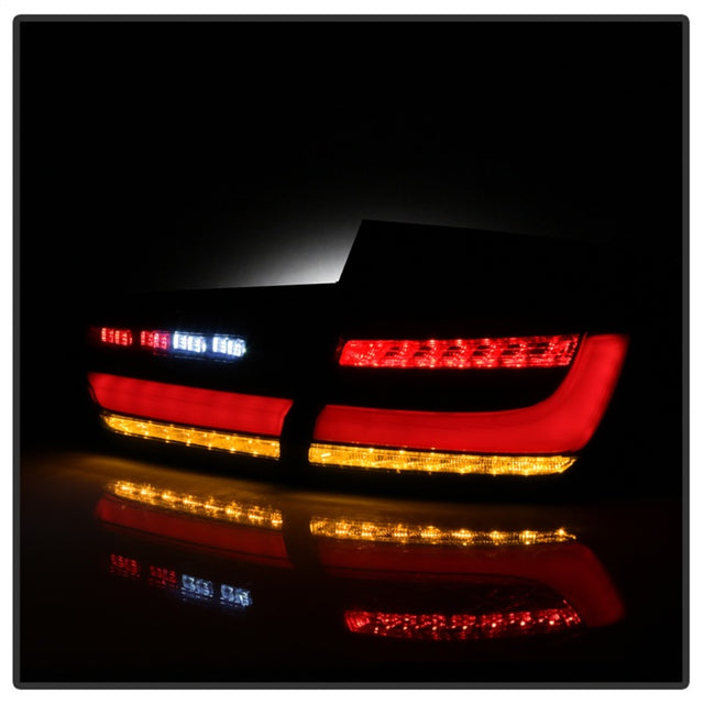 Spyder BMW 3 Series F30 2012-2018 Full LED Tail Lights (ALT-YD-BMWF3012-SEQ-BSM) - Black Smoke - RPL Performance