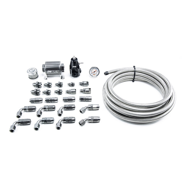 DeatschWerks 01-15 Honda Civic DW400 Pump Module Return Plumbing Kit w/CPE Fuel Lines - RPL Performance