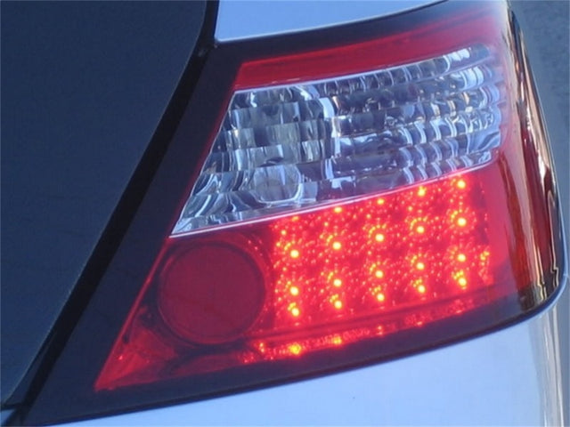 Spyder Honda Civic 06-08 2Dr LED Tail Lights Red Clear ALT-YD-HC06-2D-LED-RC - RPL Performance
