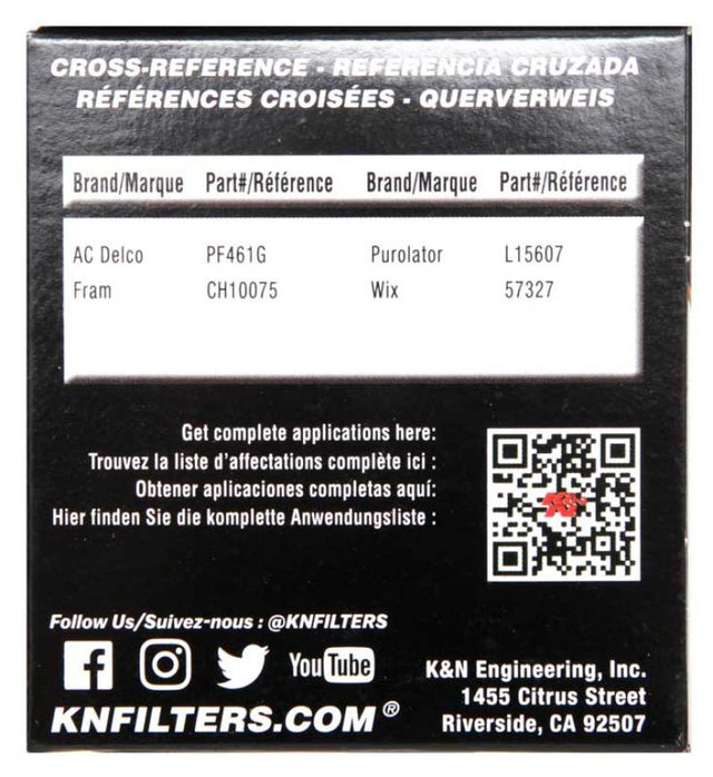 K&N 2019 BMW M2 3.0L/M4 3.0L Cartridge Oil Filter - RPL Performance