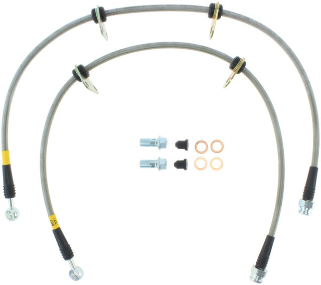 StopTech 90-01 Integra Front SS Brake Lines - RPL Performance