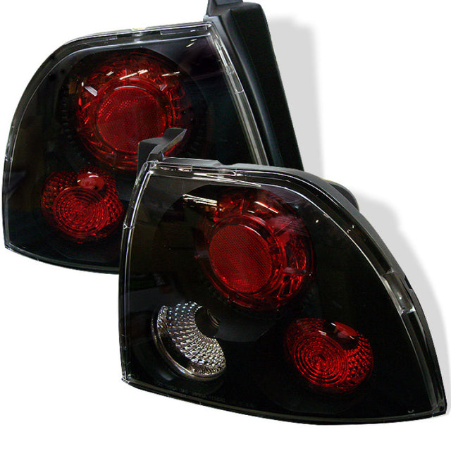 Spyder Honda Accord 94-95 Euro Style Tail Lights Black ALT-YD-HA94-BK - RPL Performance