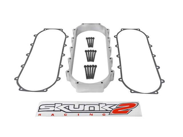 Skunk2 Ultra Series Honda/Acura Silver RACE Intake Manifold 2 Liter Spacer (Inc Gasket & Hardware) - RPL Performance
