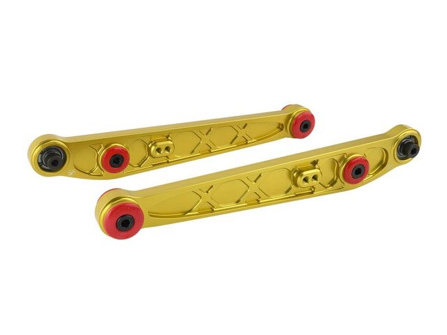 Skunk2 Honda/Acura EK Alpha Series Rear Lower Control Arm Set - Gold - RPL Performance