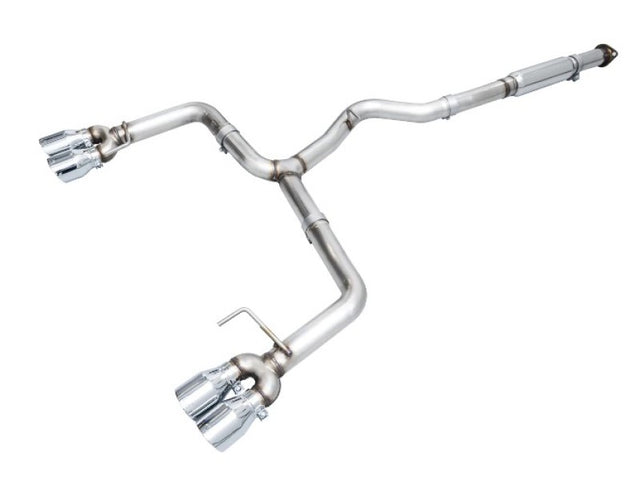 AWE Tuning 2023 Honda Civic Type R FL5 Touring Edition Exhaust w/ Triple Chrome Silver Tips - RPL Performance