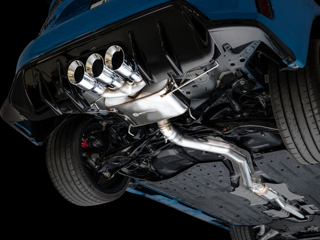 AWE Tuning 2023 Honda Civic Type R FL5 Touring Edition Exhaust w/ Triple Chrome Silver Tips - RPL Performance