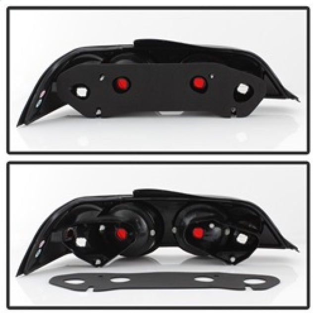 Spyder Acura RSX 02-04 Euro Style Tail Lights Black ALT-YD-ARSX02-BK - RPL Performance