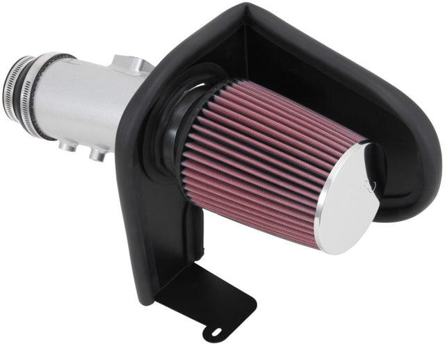 K&N 13-14 Honda Accord 3.5L V6 69 Series Typhoon Air Intake System - Silver Cold Air Intake Kit - RPL Performance