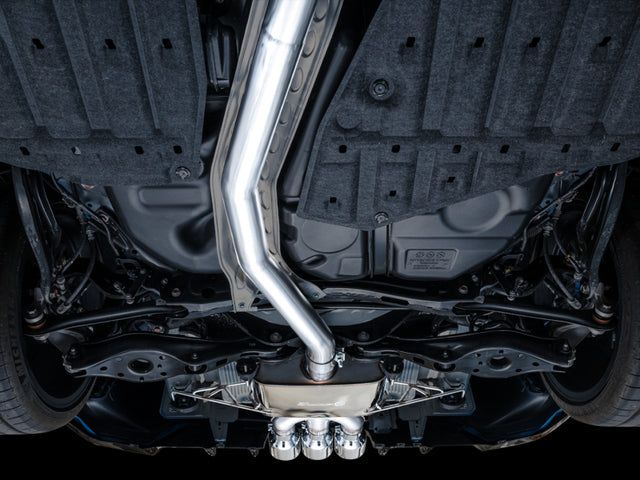 AWE Tuning 2023 Honda Civic Type R FL5 Touring Edition Exhaust w/ Triple Chrome Silver Tips - RPL Performance