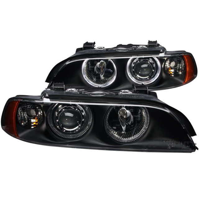 ANZO 1997-2001 BMW 5 Series Projector Headlights w/ Halo Black - RPL Performance