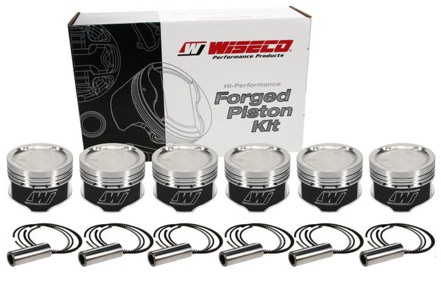 Wiseco Toyota 7MGTE 4v Dished -16cc Turbo 83.5 Piston Shelf Stock Kit - RPL Performance