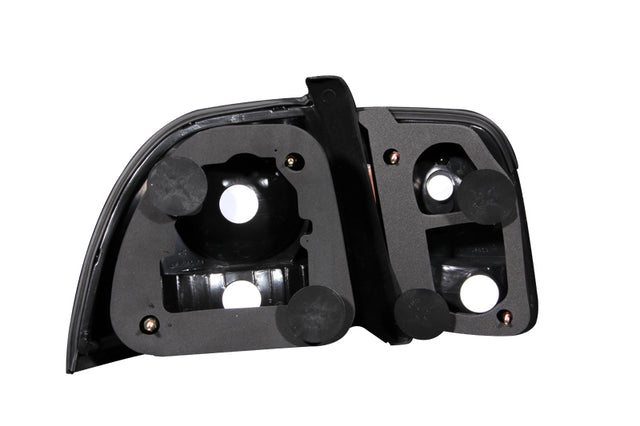 ANZO 1996-1997 Honda Accord Taillights Black - RPL Performance