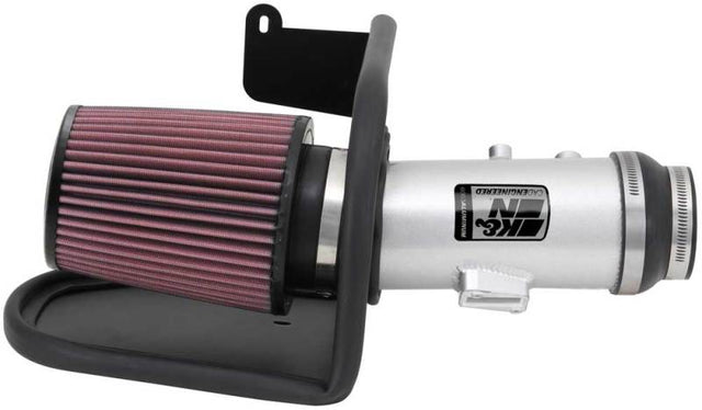 K&N 13-14 Honda Accord 3.5L V6 69 Series Typhoon Air Intake System - Silver Cold Air Intake Kit - RPL Performance
