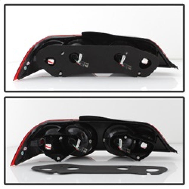 Spyder Acura RSX 02-04 LED Tail Lights Red Clear ALT-YD-ARSX02-LED-RC - RPL Performance