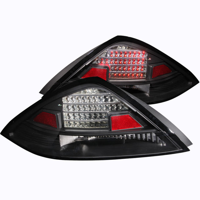 ANZO 2003-2005 Honda Accord LED Taillights Black - RPL Performance