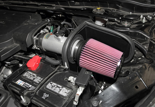 K&N 13-14 Honda Accord 3.5L V6 69 Series Typhoon Air Intake System - Silver Cold Air Intake Kit - RPL Performance
