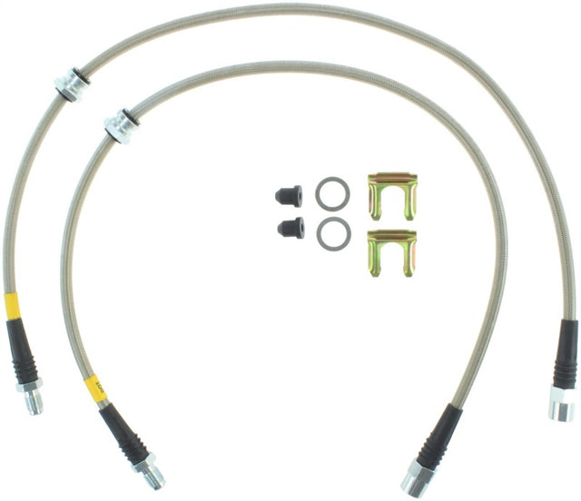 StopTech 2012 BMW 335i Front SS Brake Lines - RPL Performance