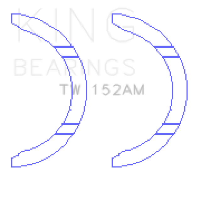 King Honda F22A1/F22B1/F22B2/F22B6/F22A6/H22A1/H23A1 Thrust Washer Set - RPL Performance