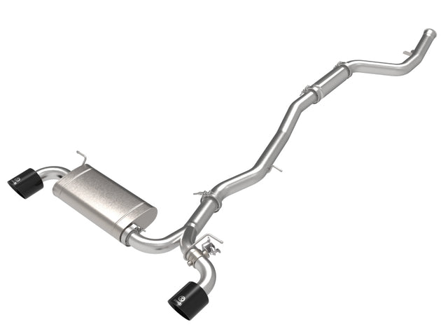 aFe POWER Takeda 2021 Toyota Supra 2.0L (t) 2.5in-3in 304 SS CB Exhaust w/ Black Tips - RPL Performance