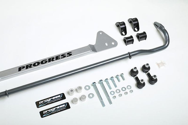 Progress Tech 94-01 Acura Integra Rear Sway Bar (22mm - Adjustable) Incl Bar Brace and Adj End Links - RPL Performance