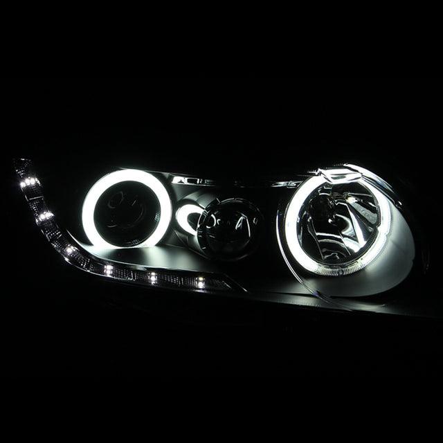 ANZO 2006-2011 Honda Civic Projector Headlights w/ Halo Black (CCFL) - RPL Performance