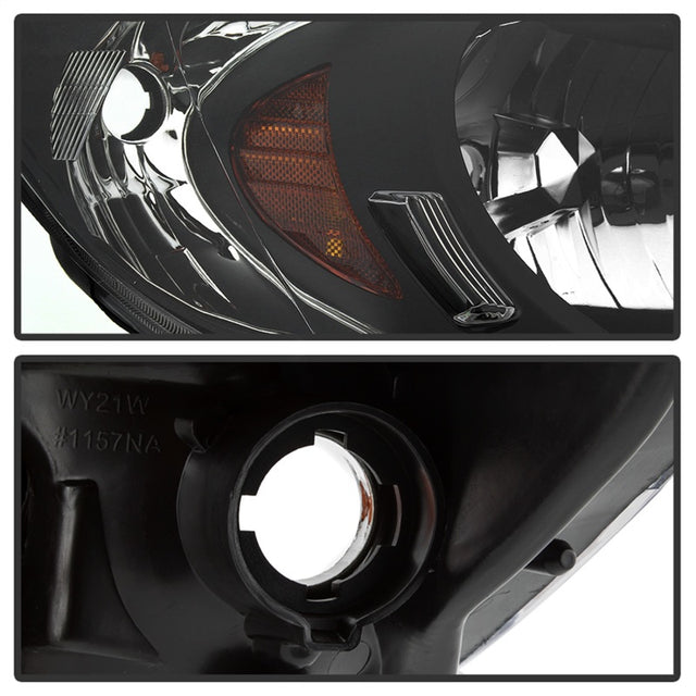 xTune 04-05 Honda Civic (Excl Hatchback/Si) OEM Style Headlights - Black (HD-JH-HC04-4D-AM-BK) - RPL Performance