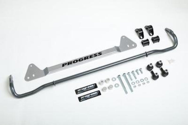 Progress Tech 92-95 Honda Civic Rear Sway Bar (22mm - Adjustable) Incl Bar Brace and Adj End Links - RPL Performance