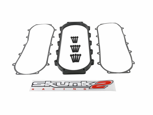 Skunk2 Ultra Series Honda/Acura Black RACE Intake Manifold 1 Liter Spacer (Inc Gasket & Hardware) - RPL Performance