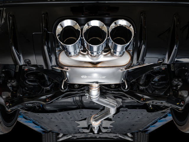 AWE Tuning 2023 Honda Civic Type R FL5 Touring Edition Exhaust w/ Triple Chrome Silver Tips - RPL Performance
